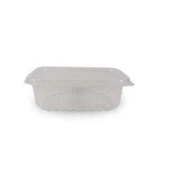 Pote Marmita Retangular Kit 500ml com Tampa Totalplast 24 Unidades