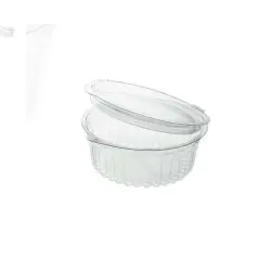 Pote Plástico Redondo 250ml C/200 Unidades - Bipack