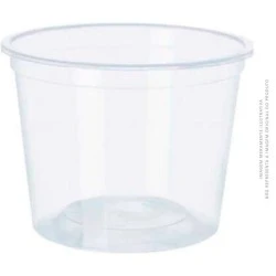 Pote Transparente 255ml Copobras - C/50 Unidades