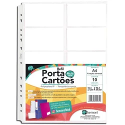 Refil Plástico p/ Cartões Hemon