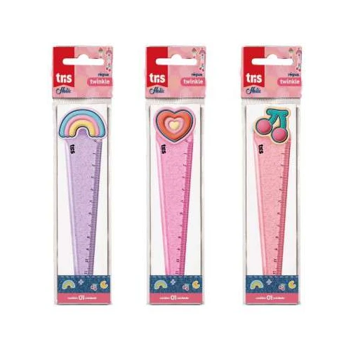 Régua Escolar 12cm twinkle - tris Régua Escolar 12cm twinkle - tris