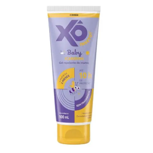 Repelente Gel Baby Icaridina Xô Inseto 100ml  Proteção Segura e Eficaz