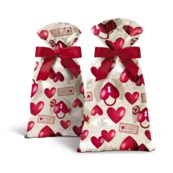 SACO Metalizado Amor Real Pacote com 50-Cromus