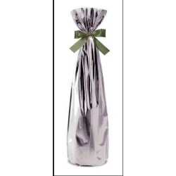 Saco Metalizado 15x45 Prata Liso - Gala