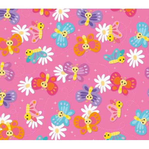 Saco Metalizado 25x37 Borboleta Encantada - Cromus Saco Metalizado 25x37 Borboleta Encantada - Cromus