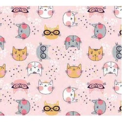 Saco Metalizado Gatinhos 25x37 cm com 50 unidades - Cromus