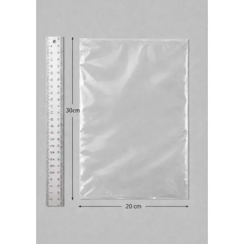 Saco Plástico PE 20x30x0,05 Kg
