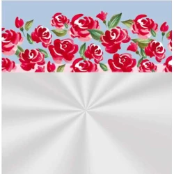 Saco Transparente 60x90 Rosas pct c/25 - Cromus