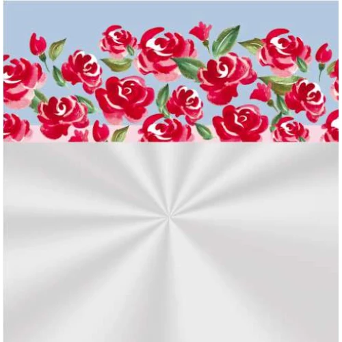 Saco Transparente 60x90 Rosas pct c/25 - Cromus