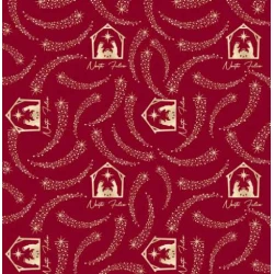 Saco de Natal Sagrada Familia Vermelho 25x37 C/50 Un- Cromus