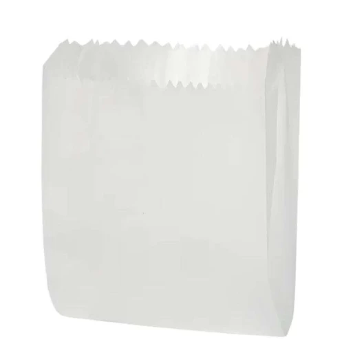 Saco de Papel p/ X-salada Branco 14x40 G