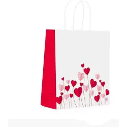 Sacola Papel Decorada Amor - Scrity
