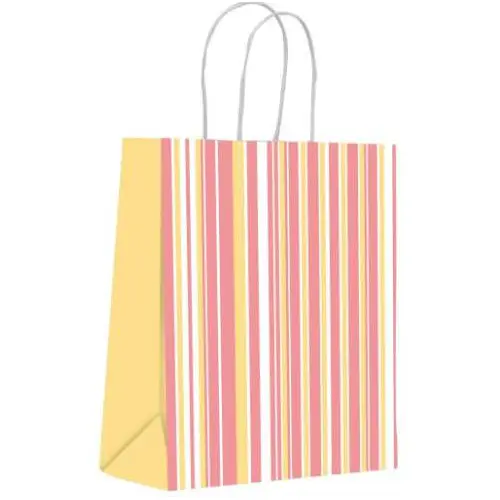 Sacola Papel Decorada Listra - Scrity