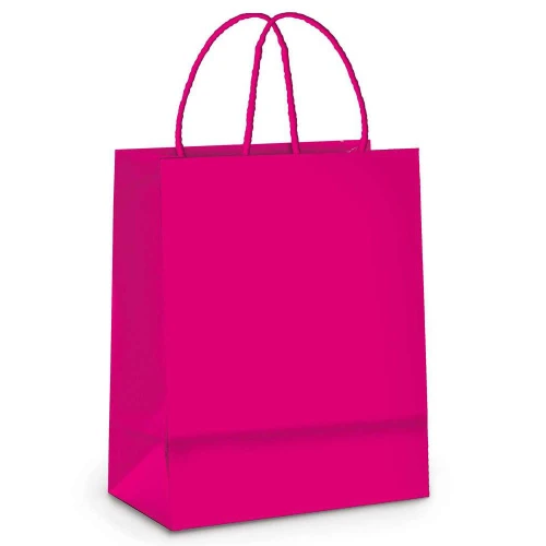 Sacola Papel Lisa Pink 39x32x16 - Cromus