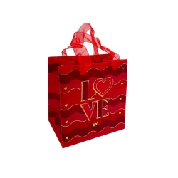 Sacola Plastica Decorada Dac Love  8,8x13x14cm