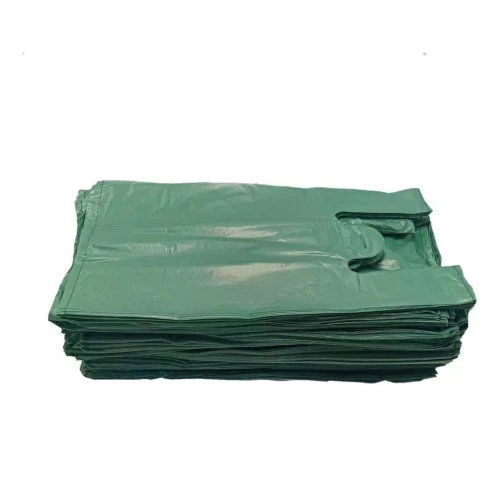 Sacola Plástica Reciclada Verde 60x70x0,08 Kg