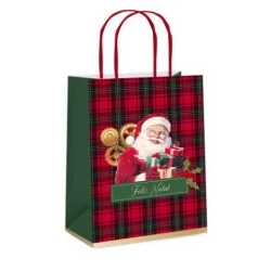 Sacola de Papel Decorada Carmin 26x19,5x9,5