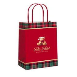 Sacola de Papel Decorada Magia Infinita Ursinho P 21,5X15X8 cm- Cromus