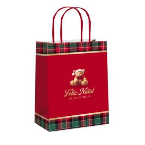 Sacola de Papel Decorada Magia Infinita Ursinho P 21,5X15X8 cm- Cromus Sacola de Papel Decorada Magia Infinita Ursinho P 21,5X15X8 cm- Cromus