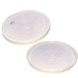 Tampa Plastica C/Lacre Branca- 1 KG
