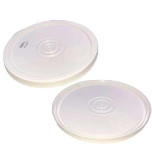 Tampa Plastica C/Lacre Branca- 1 KG