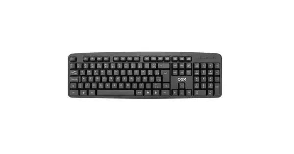 Teclado USB Basic Preto TC10 - OEX - Dokassa Distribuidora