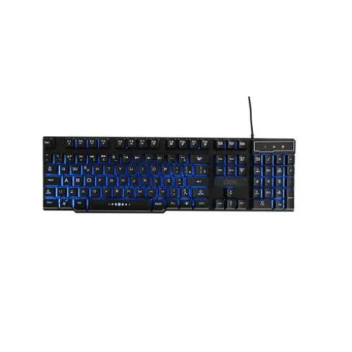 Teclado Gamer Force-X TC201 Oex Com LED RGB E Teclas Semi-Mecânicas