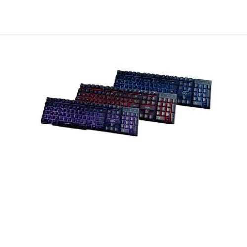 Teclado Gamer Force-X TC201 Oex Com LED RGB E Teclas Semi-Mecânicas