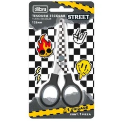Tesoura Escolar Street 12,8 cm - Tilibra