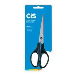 Tesoura Multiuso Preta 16,5cm - Cis