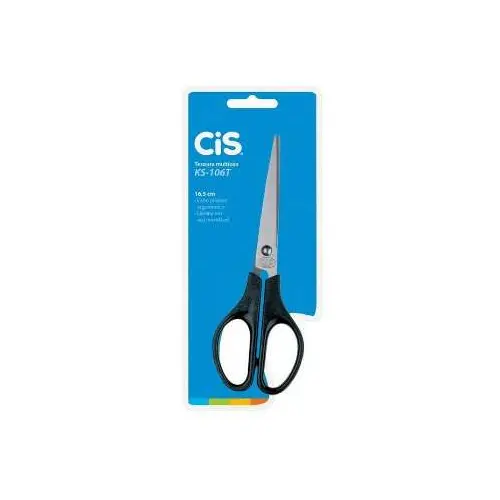 Tesoura Multiuso Preta 16,5cm - Cis Tesoura Multiuso Preta 16,5cm - Cis