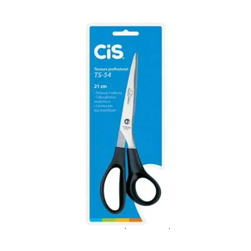 Tesoura Multiuso Preta 21cm - Cis Tesoura Multiuso Preta 21cm - Cis
