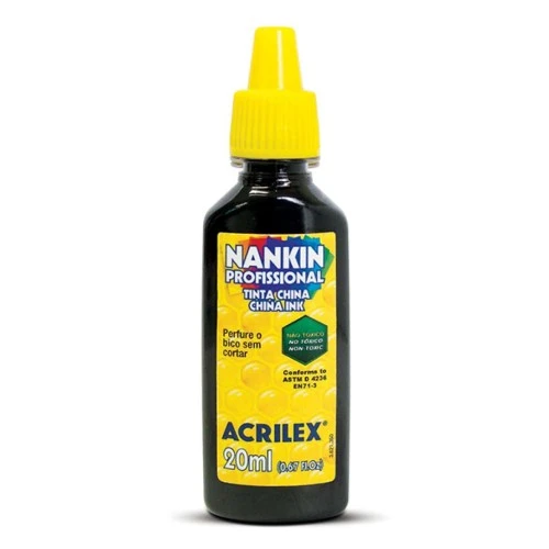 Tinta Nankin Profissional- ACRILEX