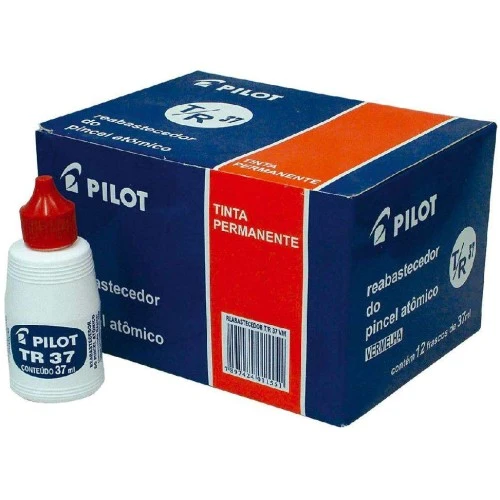 Tinta para Pincel Atômico Vermelho Pilot 37ml - Tinta Permanente