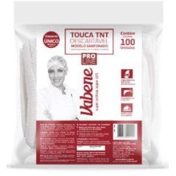 Touca Tnt Sanfonada Branca Pct C/100 un - Vabene